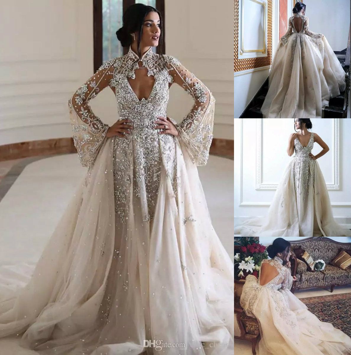 wedding dresses with capes 2019