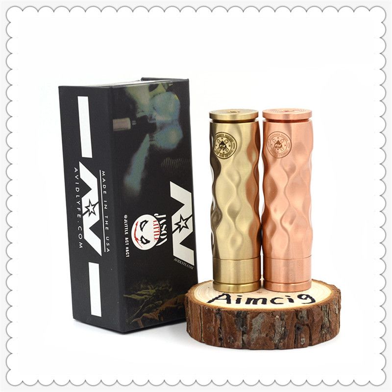 Retail AV Dimple Gyre Mod Brass & Copper AV Mech Tube Mod 510