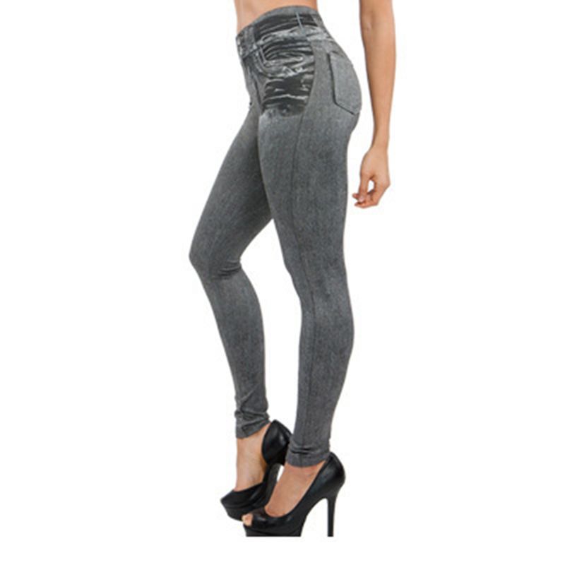 Acquistare Brandwen Plus Size Leggins S 3XL Leggings Donna Jeans Denim Pants  Corsetti Da Taschino Imitazione Cowboy Che Gioca Biancheria Intima Senza  Cuciture Economico | Consegna Veloce E Qualità | It.Dhgate