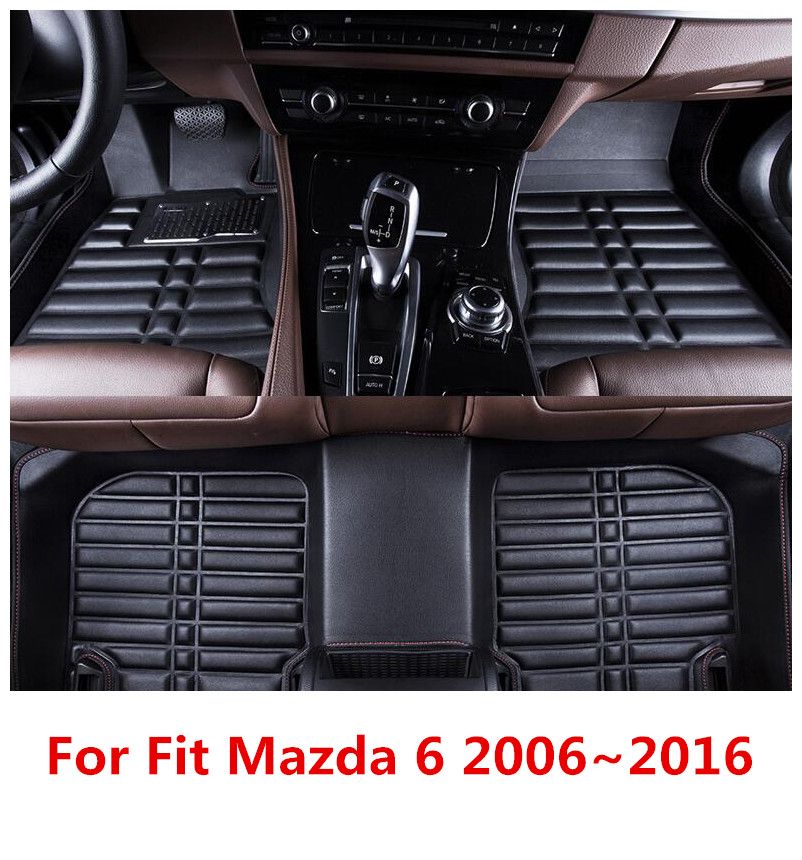 2019 For Fit Mazda 6 2006 2016 Car Floor Mats Frontrear Liner