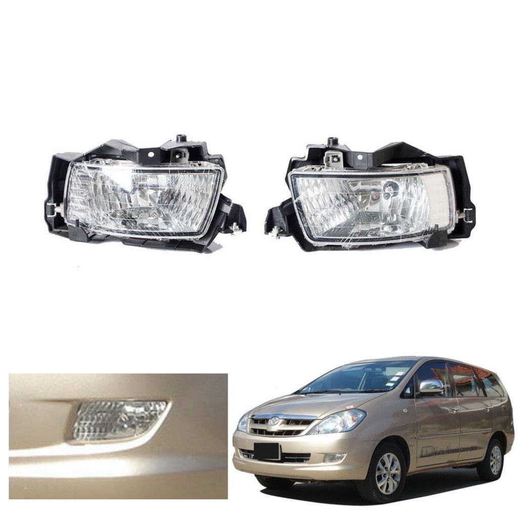 Car Fog Lights For TOYOTA INNOVA 20042008 Clear Halogen Bulb 9006 12V