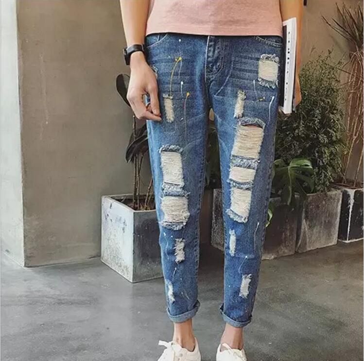 oversized denim jumpsuit