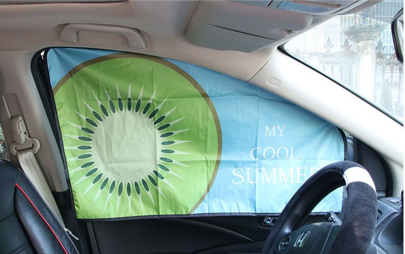 Car Magnetic Sunshade Window Curtains Side Window Sunshade Curtain