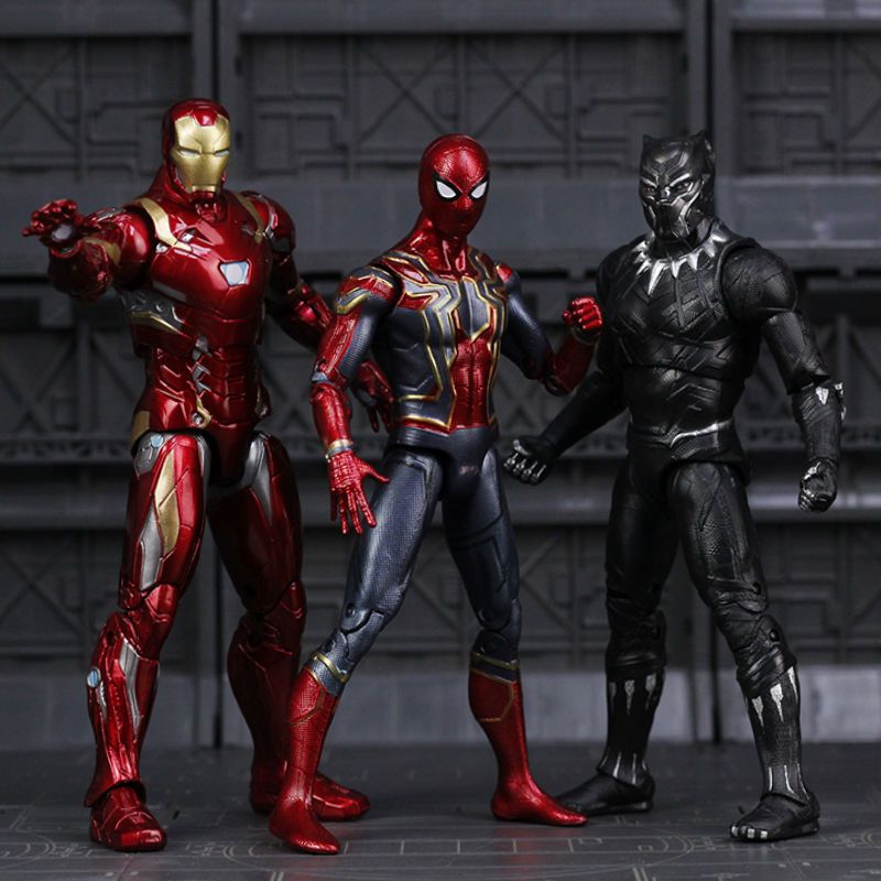 Avengers Infinity War Iron Spider Figura Spiderman Black Panther Iron Man  Figura De Acción De Juguete De 19,64 € | DHgate