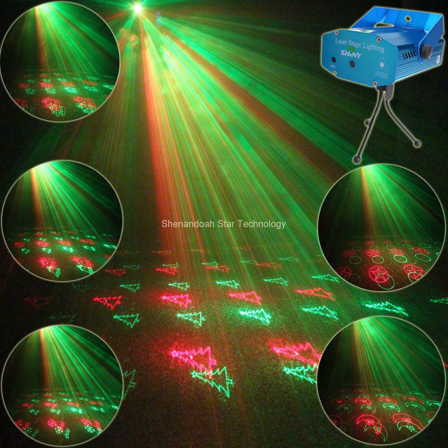 green laser light show