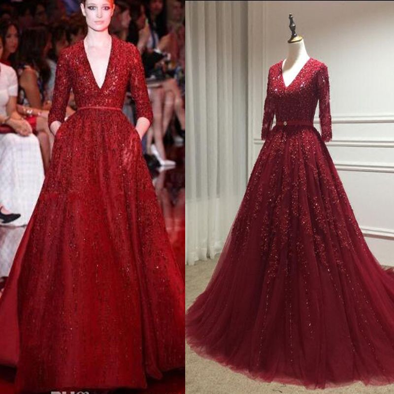 red dress elie saab