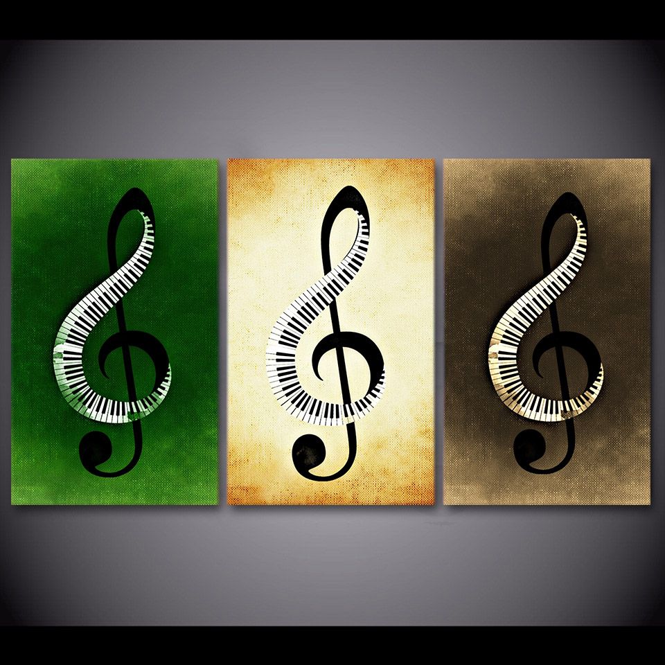 photo Music Notes Painting On Canvas prints wall art canvas painting