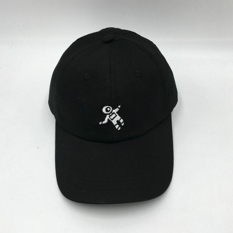 Unisex Fashion Dad Hat Astronaut Embroidery Trucker Cap Cotton Sun Protection Baseball Hat