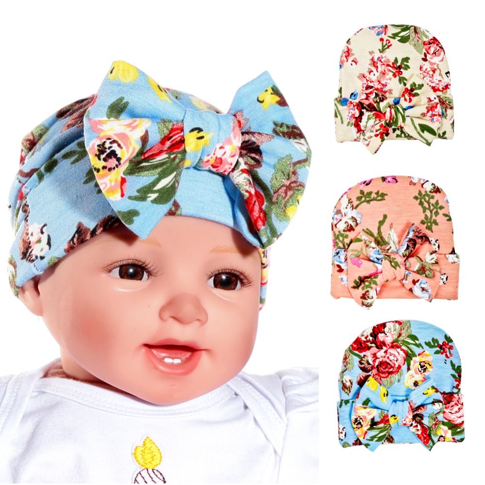 Accessoires Fur Babys 1x Neugeborenes Baby Kleinkind Madchen Kleinkind Bequeme Bowknot Krankenhaus Hute Mutzen