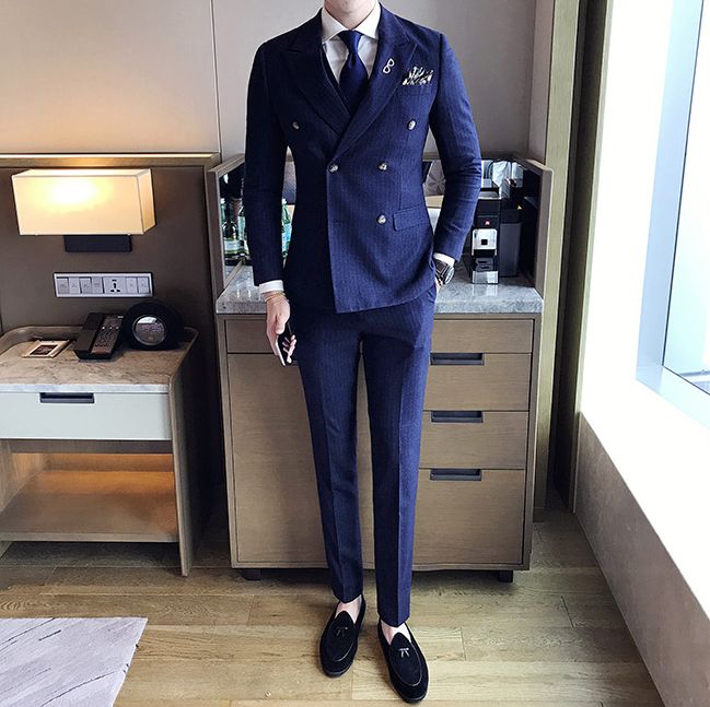 british double breasted suit