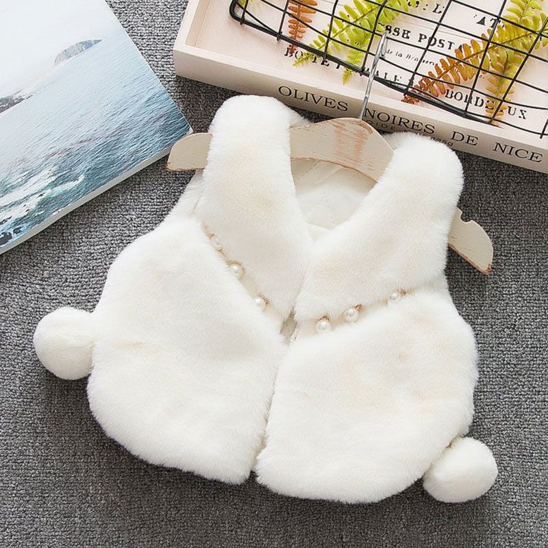 newborn fur vest
