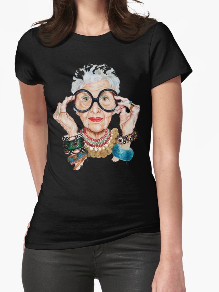 Mañana Catastrófico Peluquero Iris Apfel: La Moda Es, En Última Instancia, Una Forma De Auto Camiseta  Algodón Para Niña Tops Camisetas Harajuku Femme De 10,87 € | DHgate