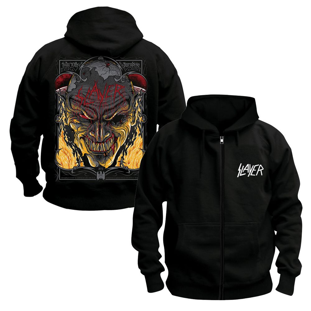 slayer south of heaven moletom com capuz