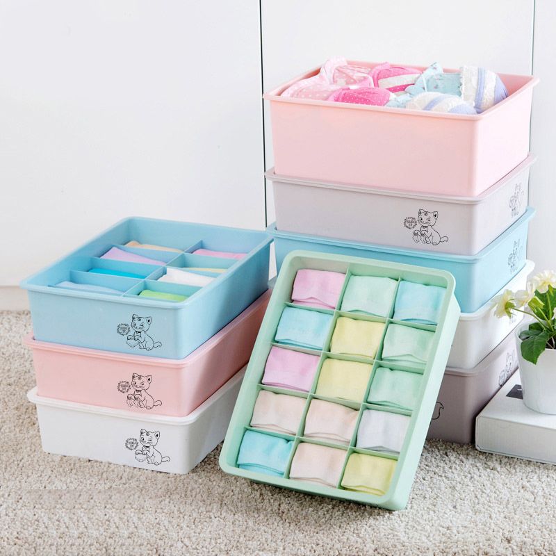 2019 Plastic Wardrobe Underwear Box Drawer Underwear