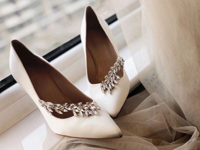 Acquistare Scarpe Da Sposa Vintage Scarpe Spike Punta Di Grano Scarpe Da  Sposa Le Donne Economico | Consegna Veloce E Qualità | It.Dhgate