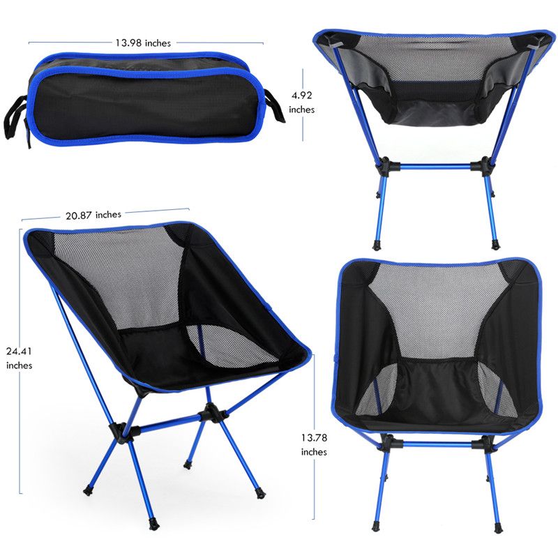 Lightweight Fishing Chair For Outdoors Home Travel Folding Seat