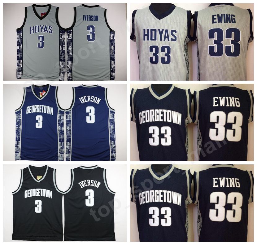 allen iverson hoyas jersey