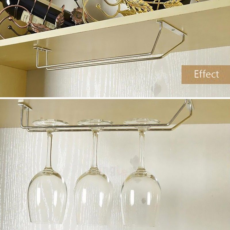 2020 Stainless Steel Wine Glass Holder Wine Cup Hanging Drinking