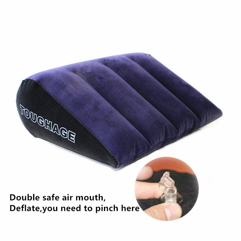 GixTimeed Cuscino gonfiabile multifunzionale del sofà della postura del cuscino gonfiabile della biancheria da letto del cuscino del semicerchio magico 