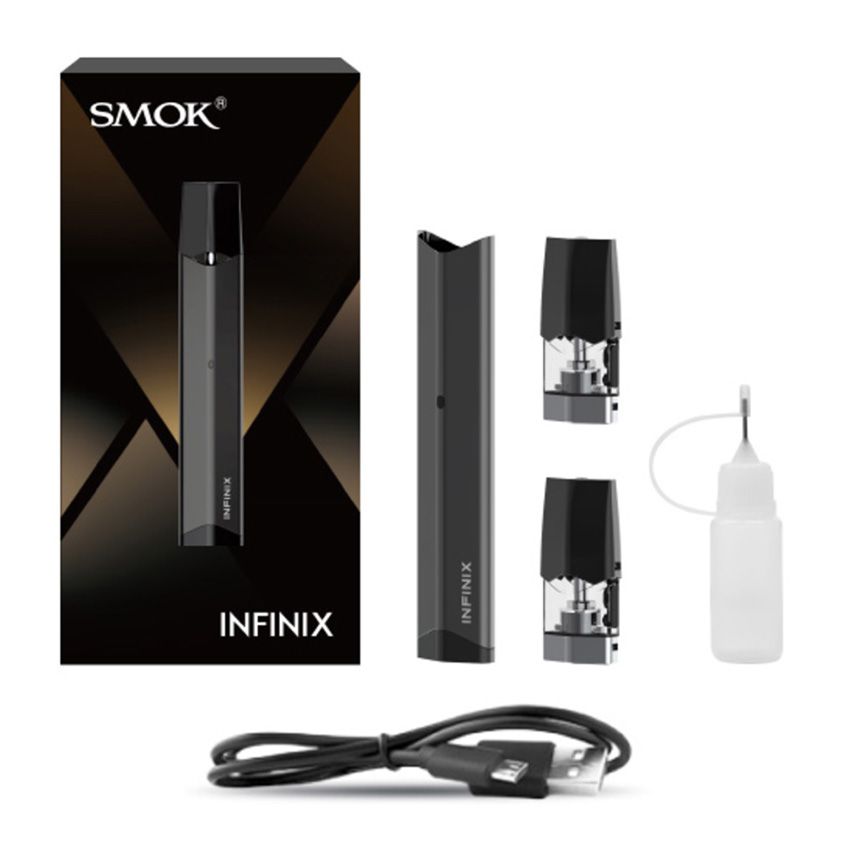 Smok Infinix Starter Kit Original Smoktech Built-in 250mAh Battery e 2ml POD Vape Cartucho EciGarette Kits