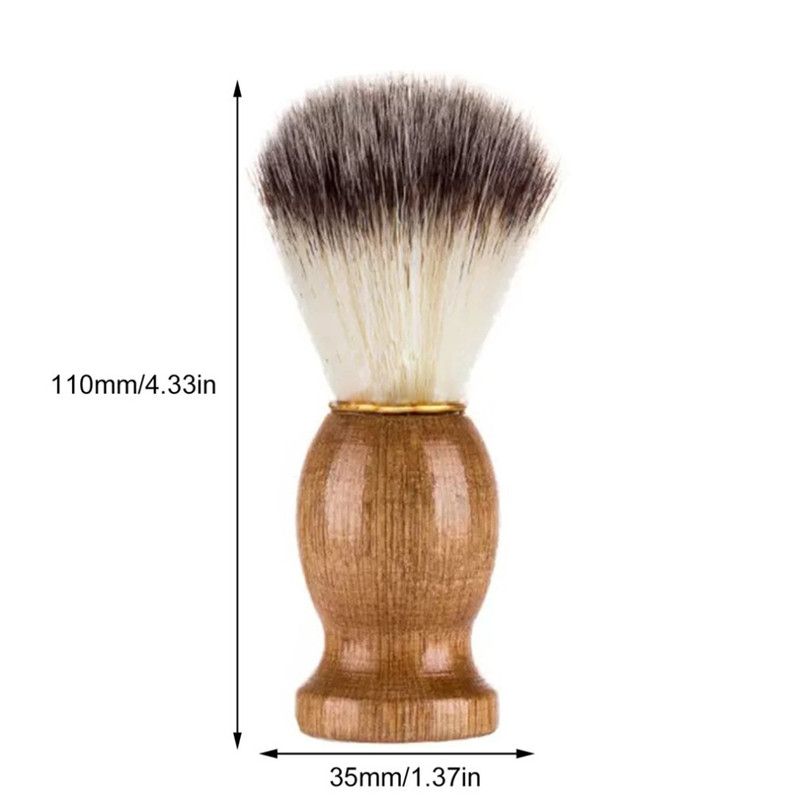 11 CM Badger Hair Mens Shaving Brush Barber Salon Men Facial Beard
