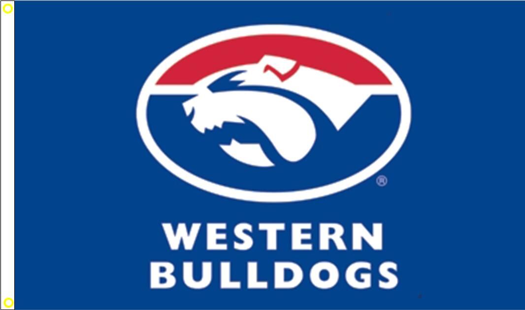 Western Bulldogs Flag 90 X 150 Cm Polyester Afl Australian Aussie