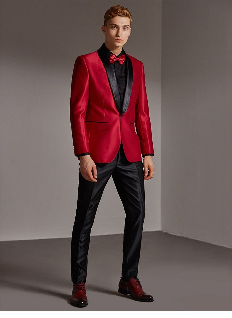 completo uomo rosso