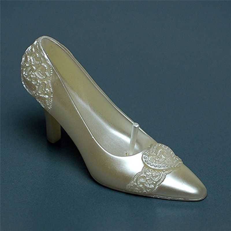 Crystal Shoe Candle Cinderella Princess Inspired High Heel Shoe