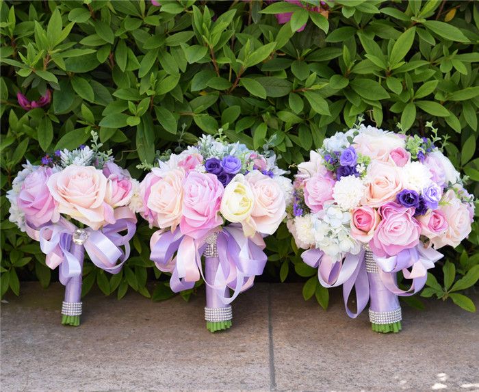 Acheter Rose Artificielle Mariée Bouquets De Fleurs De Mariage Mariage Bouquet Fleurs Fête Habitat Décoration Accessoires Flores De 2186 Du Senseyi