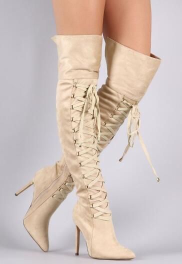 thigh high long boots