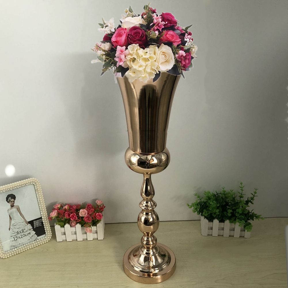 Floor Vase 60 Cm/24 Wedding Table Centerpieces Event Flower Stand Metal ...
