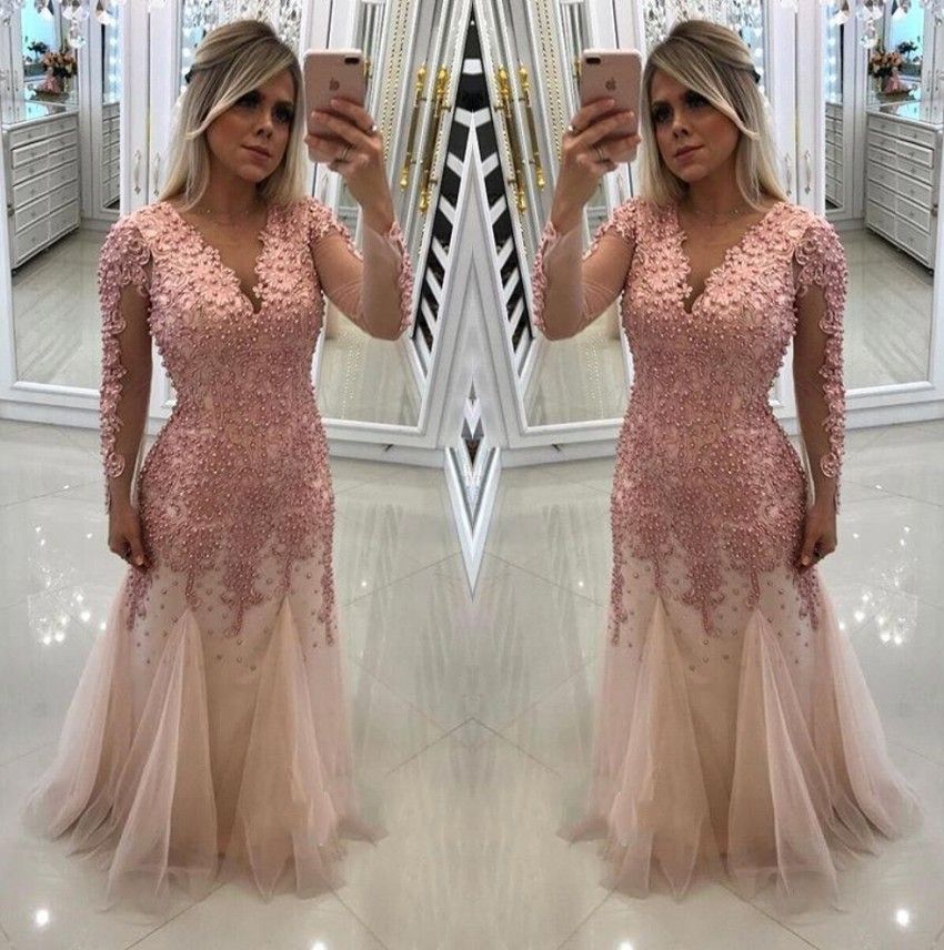 light pink mother of the groom dresses