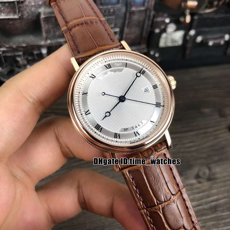 Acquista Nuovi Orologi Automatici Da Uomo Classici CLASSIQUE 5177BR / 15 /  9V6 Cinturino In Pelle Con Quadrante Bianco Cassa In Oro Rosa Di Alta  Qualità Nuovi Orologi Da Uomo Gents A