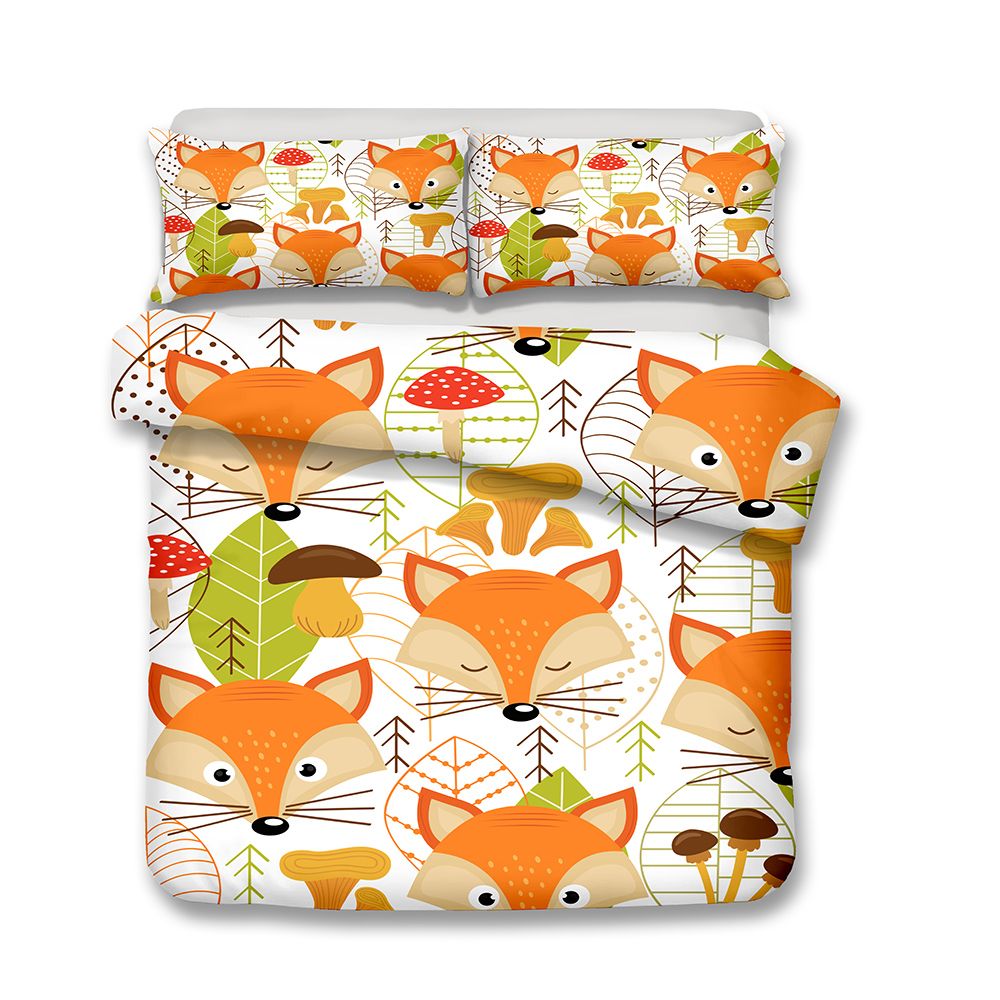 fox kids bedding
