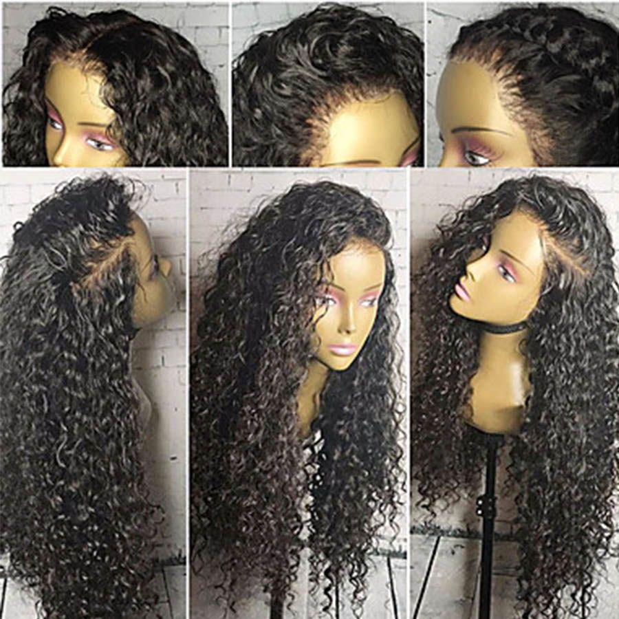 Acheter Pas Cher Perruque De Cheveux Humains Brésilien Bouclé 150% Densité  Avec Cheveux De Bébé Naturel Sans Colle Hairline Court Moyen Long Femmes  Perruque De Dentelle De Cheveux Humains Du 155,56 € | Fr.Dhgate