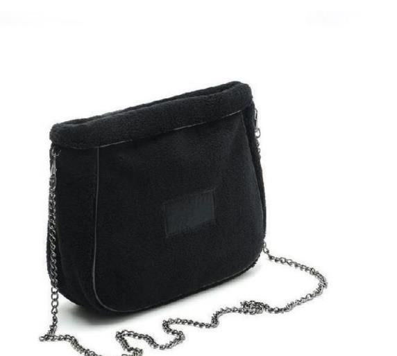 black velvet shoulder bag