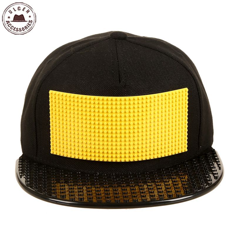 yellow black brim