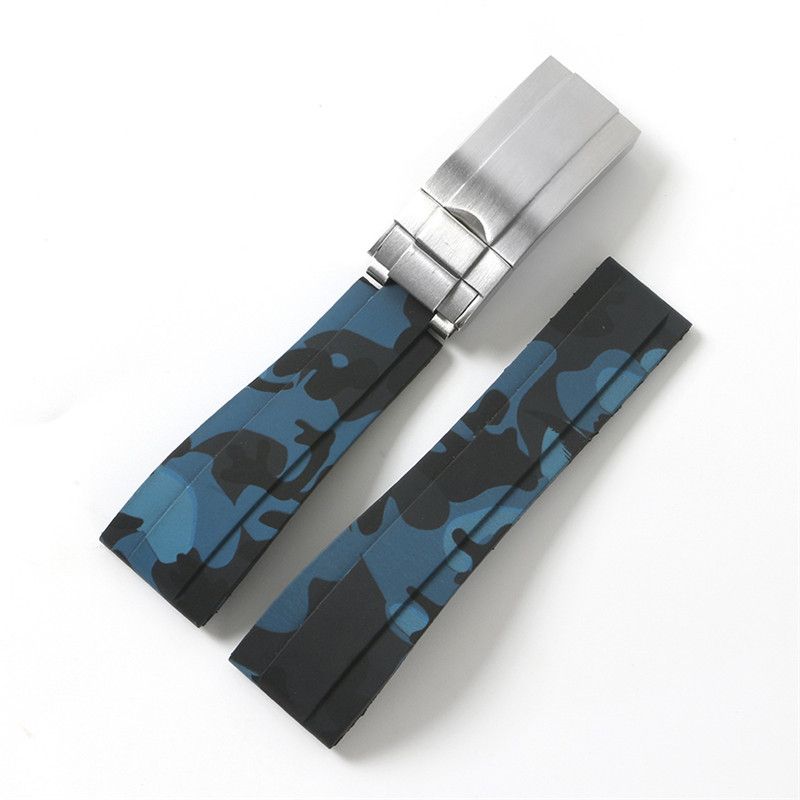 Blauwe camo