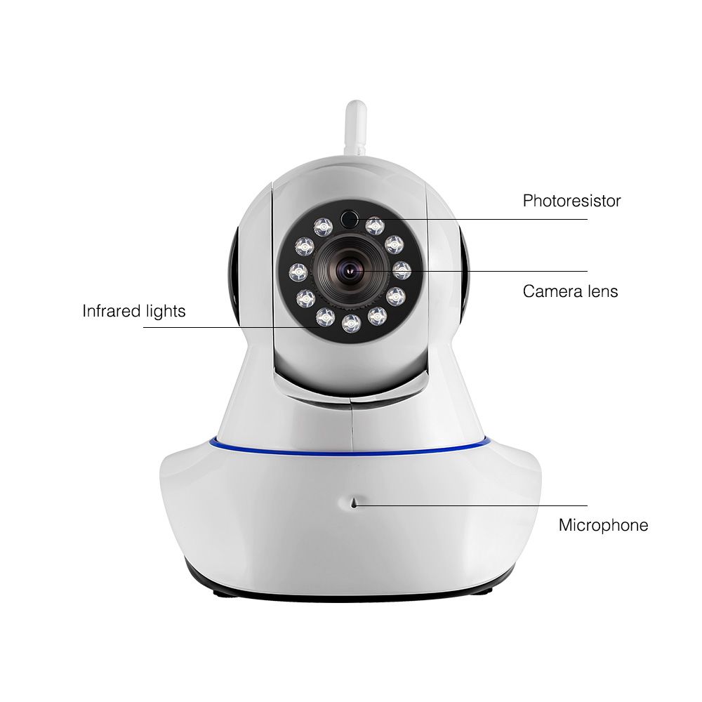 1080P HD Wireless IP Camera Home Security Smart WiFi WI-FI Audio CCTV Camera UK