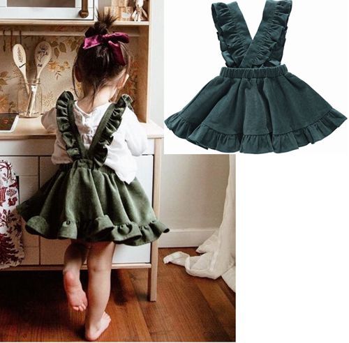 Compra 2018 Otoño Invierno Niños Vestidos De Navidad Ropa De Niña Pequeña  Niños Boutique De Ropa Niñas Vestido De Tirantes Vestido Volantes Vestidos  Barato | Entrega Rápida Y Calidad | Es.Dhgate