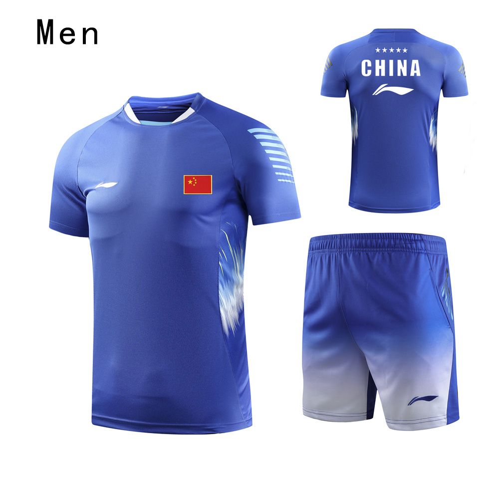 Mannen blauw een set (afdrukken)