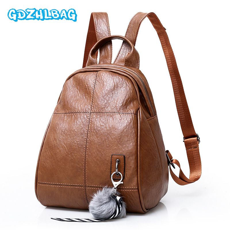 mochilas femeninas de cuero