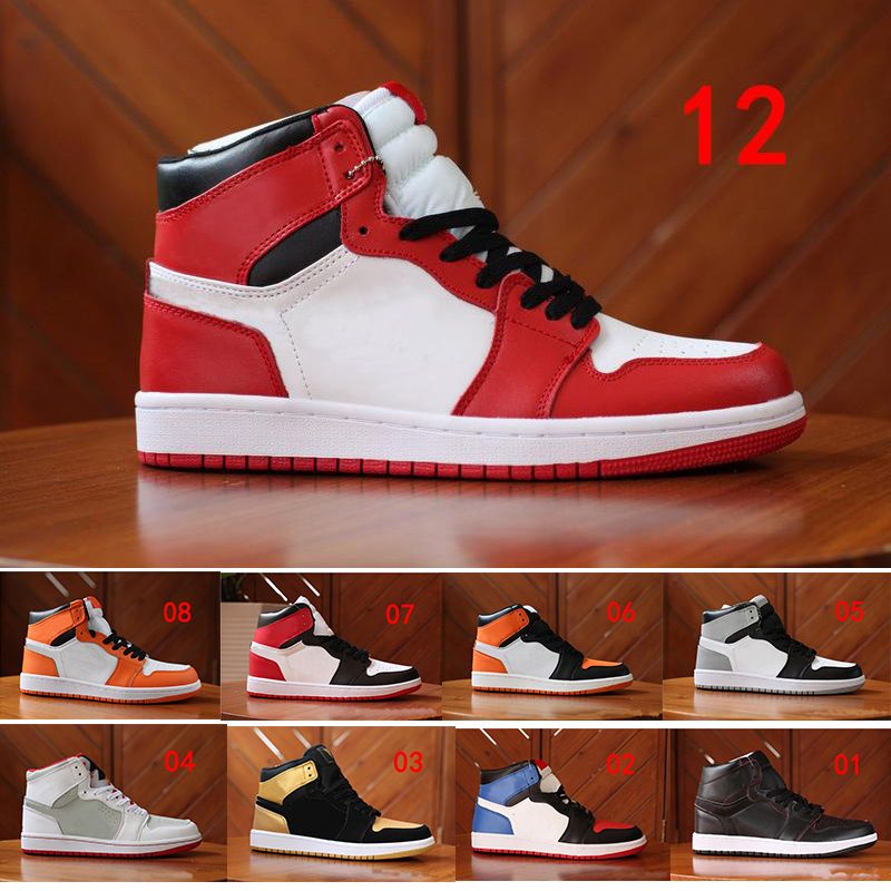 New Nike Air Jordan 1 FileRecv AJ 1 Chicago Red mid-top scarpe da basket  taglia confortevole Womans taglia 36-40 ⋆