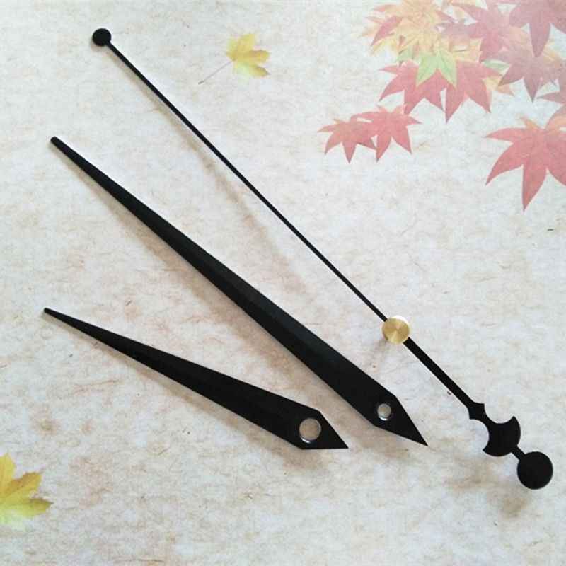 2021 Wholesale Long Size Black Metal Clock Hands For Quartz Clock DIY