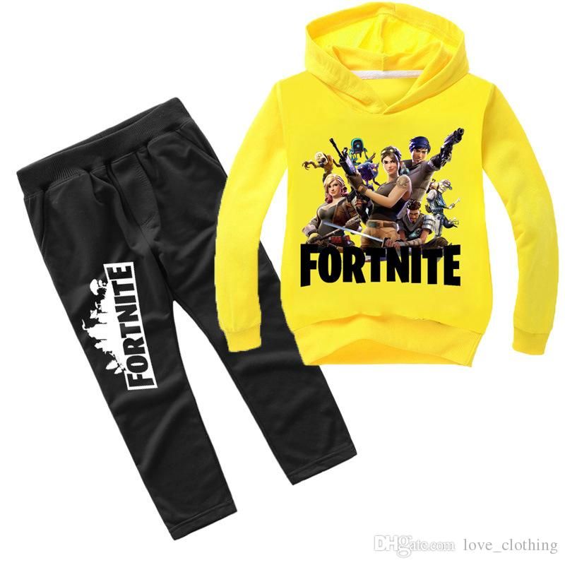 Großhandel Fortnite Trainingsanzug Für Teenager Kid Kleidung Set Fornite Big Boy Mädchen Mit Kapuze Pullover Shirt + Hose Hose Outfit Kinder Anzug Von Großhandel Fortnite Trainingsanzug Für Teenager Kid Kleidung Set Fornite Big Boy Mädchen Mit Kapuze Pullover Shirt + Hose Hose Outfit Kinder Anzug Von