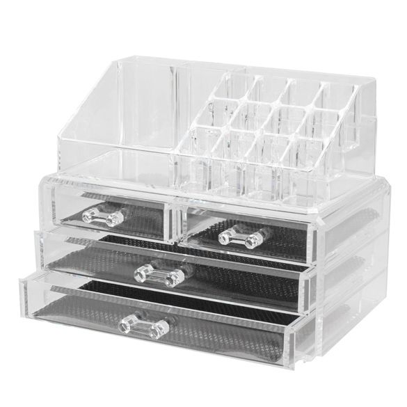 clear makeup organizer walmart