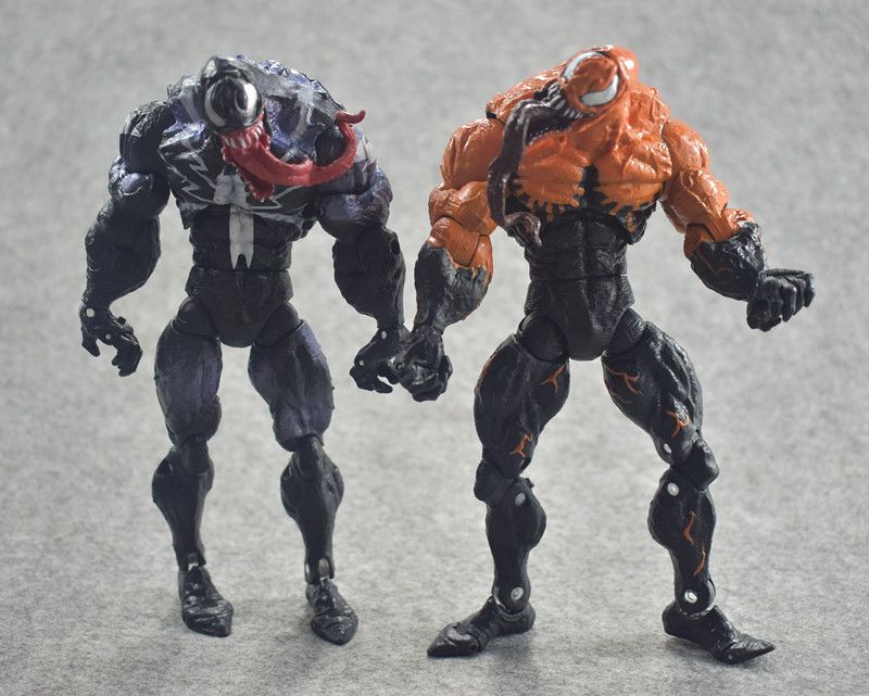 Acheter Animaux Figures 2 Styles Venom Jouets Pour Poupées En Plastique Nouveaux Enfants Avengers Jeu De Dessins Animés Spiderman Venom Figure P1 De