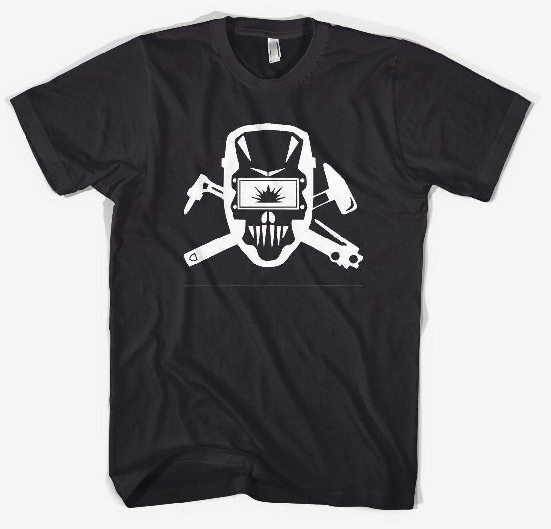 WELDING LOGO T Shirt Tee Mens Black 