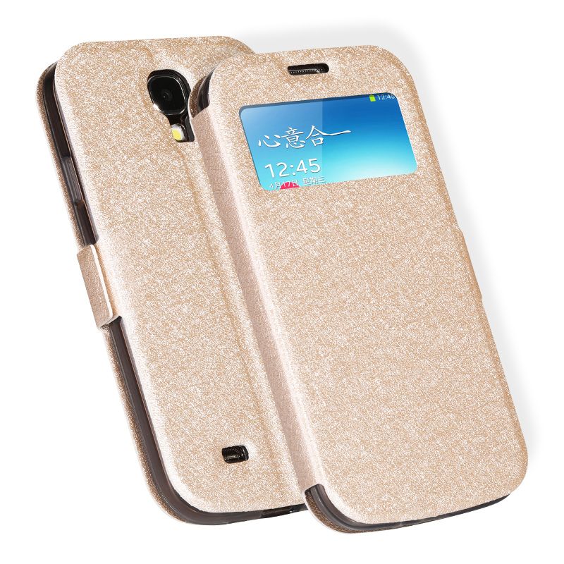 Para Samsung Galaxy S4 S IV Funda para teléfono Funda de lujo elegante del tirón