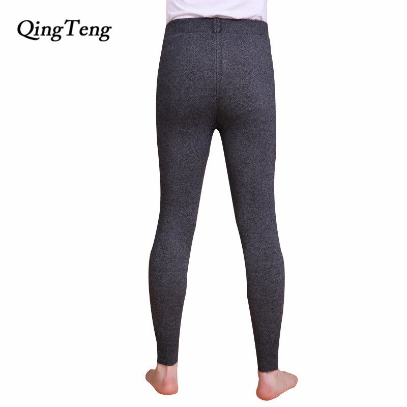 Compre Leotardos Largos De Lana Merino De Los Hombres De QingTeng Calzoncillos Térmicos De Invierno Cálido De Flaco Para Los Hombres Pantalones Largos De Johns A 39,04 € Del Amyshop1 | DHgate.Com